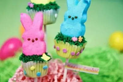 PEEPS Easter Bunny Mini Cupcake Pops Recipe 7 1