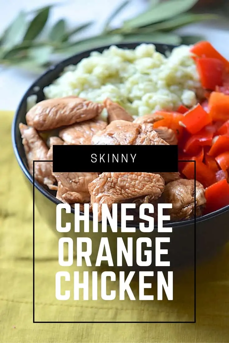 SKINNY chinese orange chicken recipe