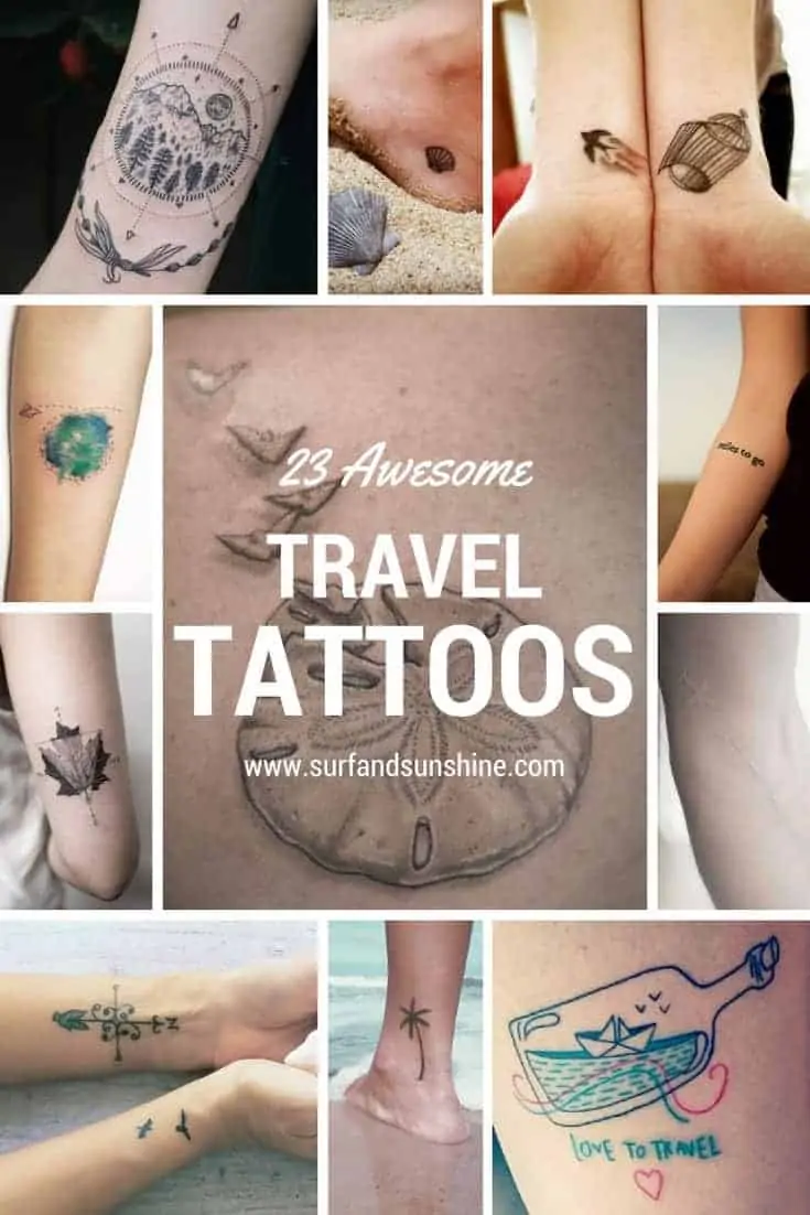 80 Best Travel Tattoo Designs in 2022  Traveling Tattoos Ideas