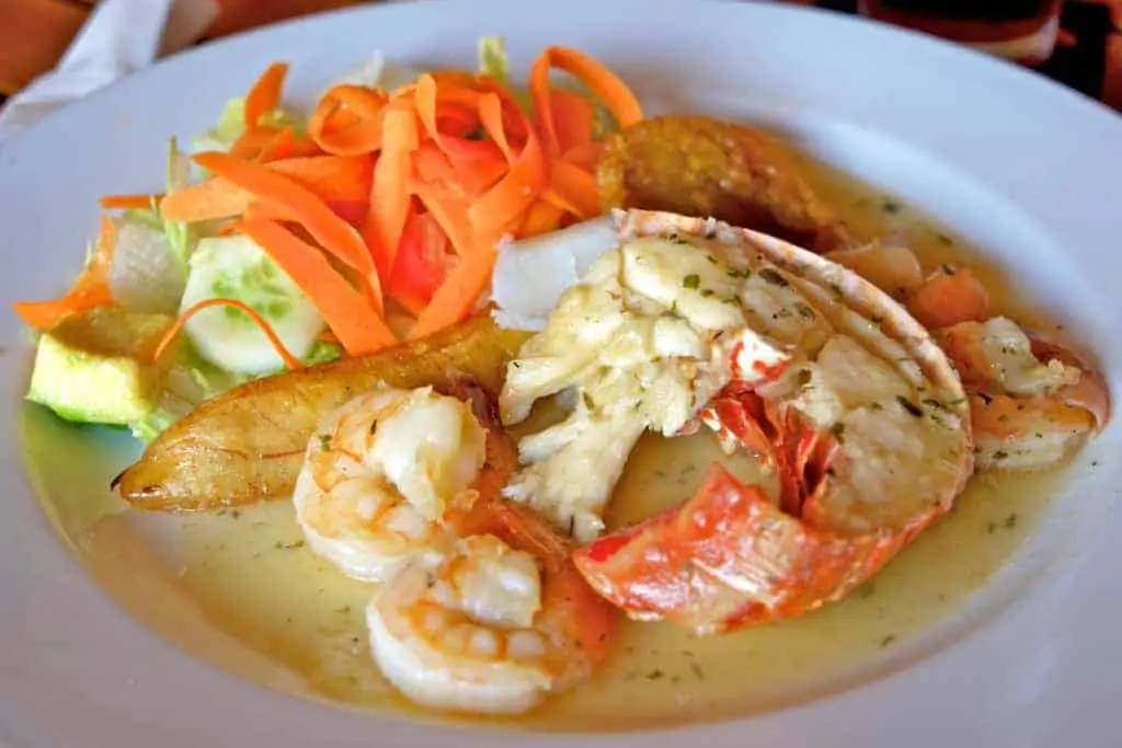 el fredo's lobster and shrimp plate st kitts