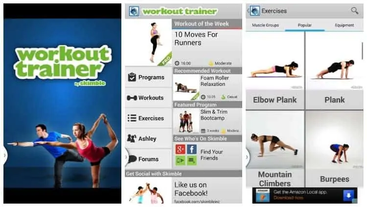 workout trainer
